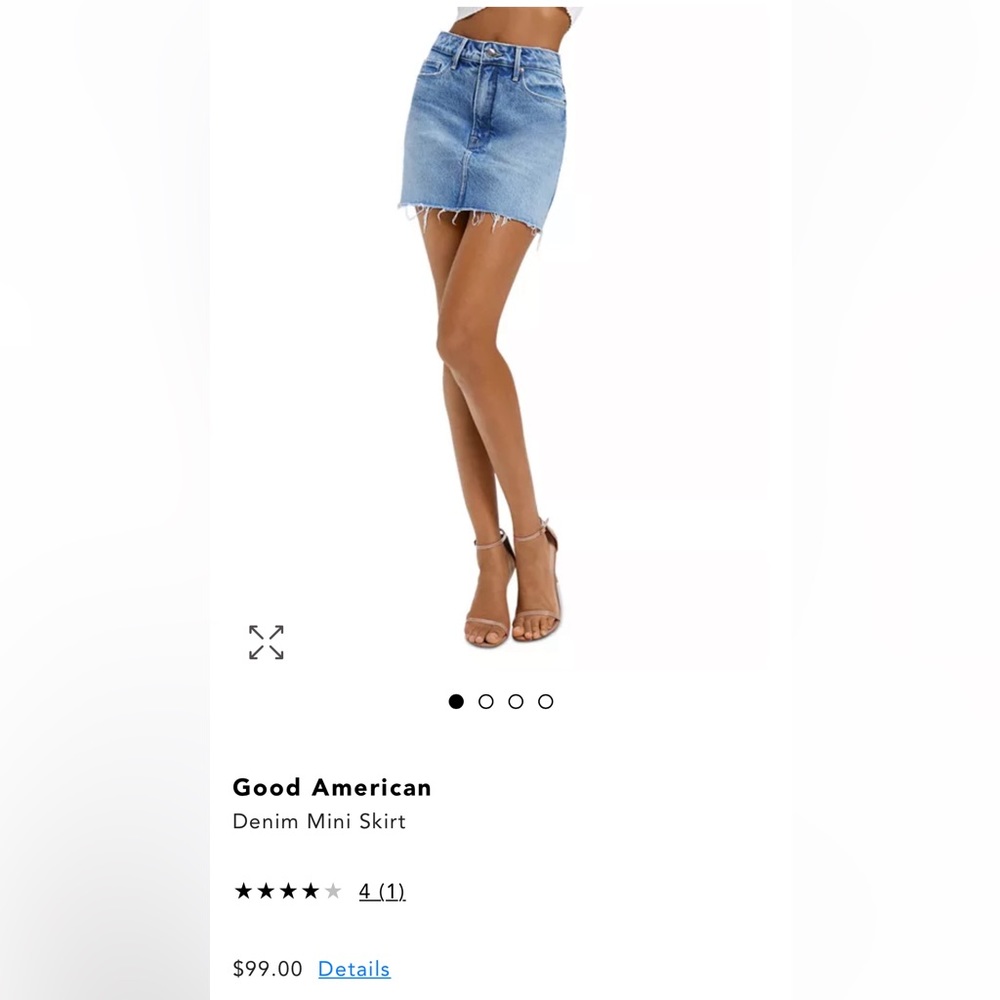 Good American Denim Skirt size 0/25